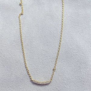 Gorjana Diamond Mini Taner Bar Necklace